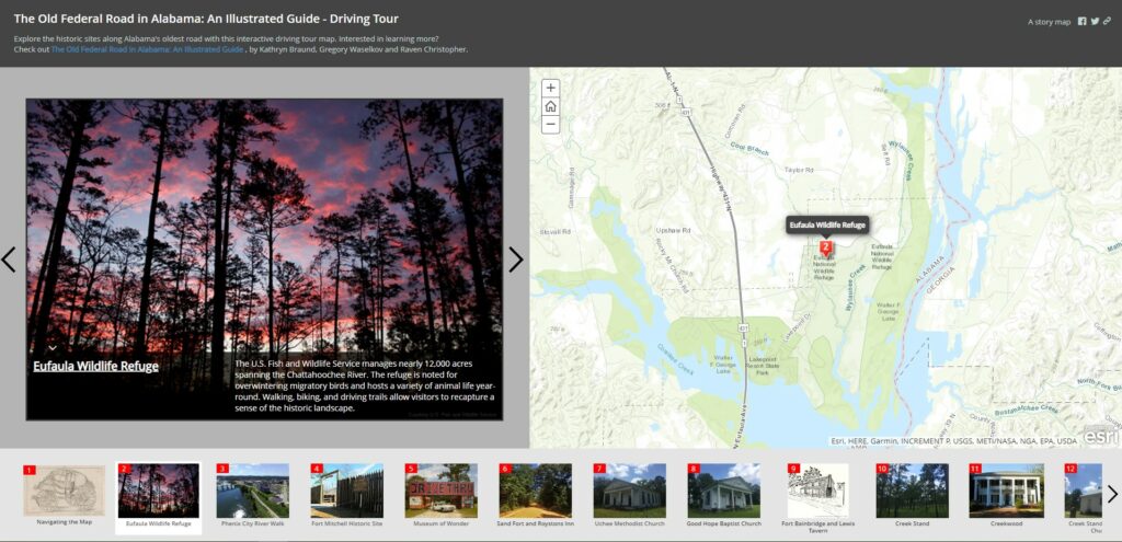 The Old Federal Road In Alabama