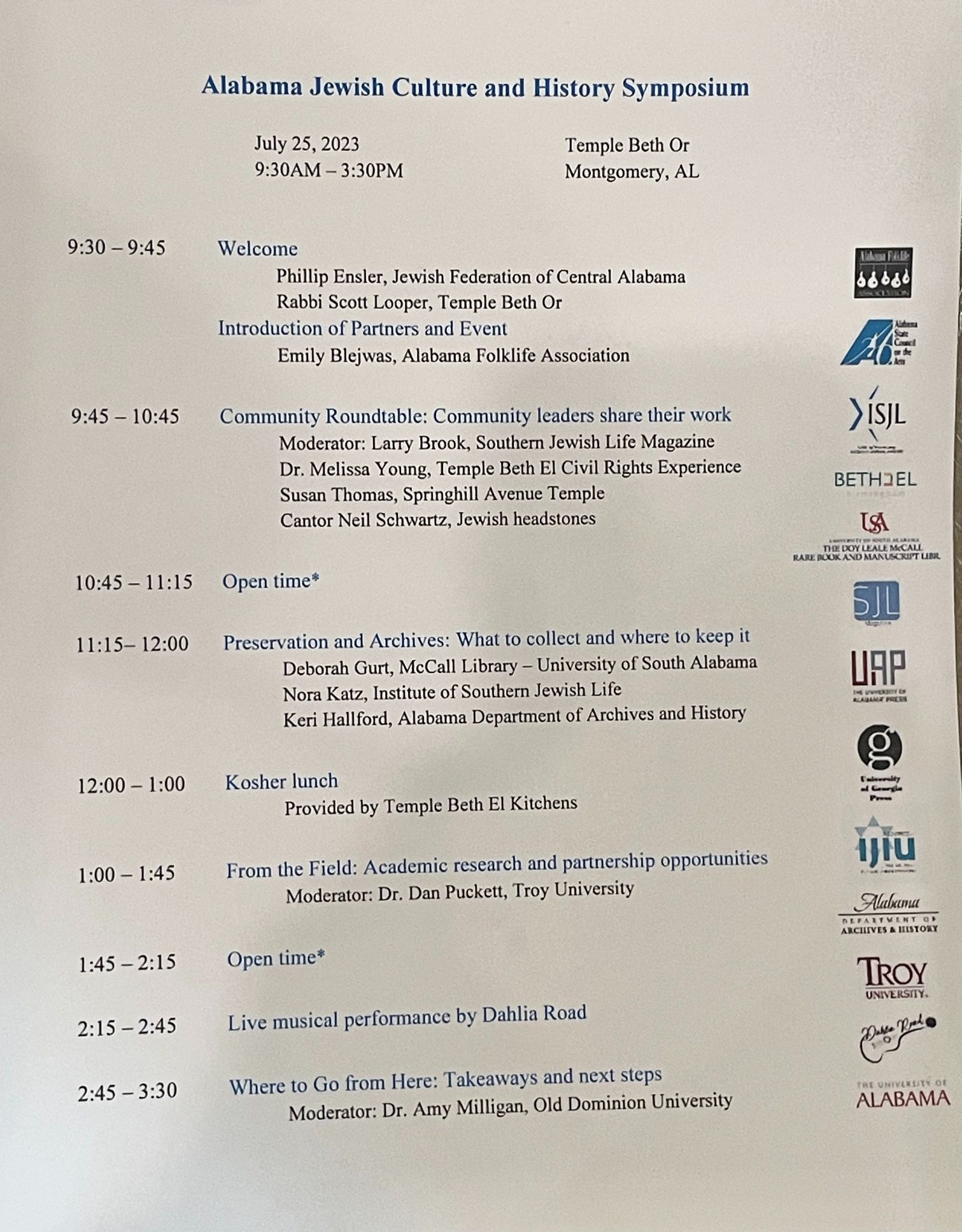 University of Alabama Press at the Alabama Jewish History and Culture