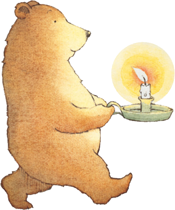 Candlewick Press Bear with Candle