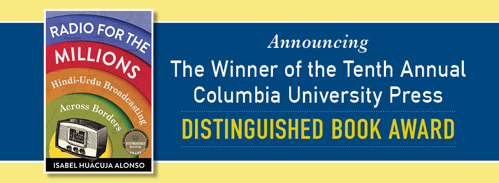 Columbia University Press announces the winner of the tenth annual ...