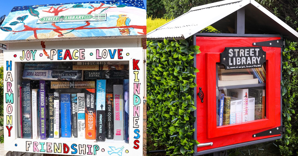 Street Side Library Setup The Simple Charm of Street Libraries - Romance.com.au