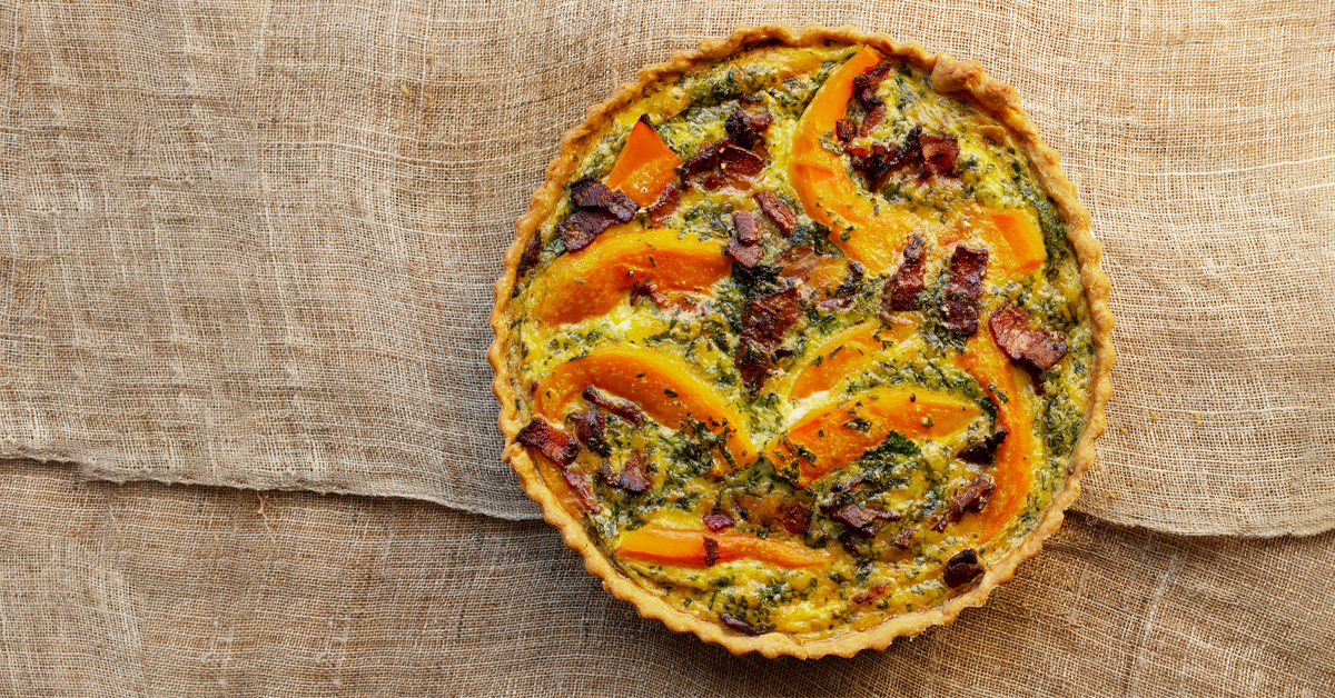 Nigel Slater's Butternut and Bacon Tart HarperCollins Australia