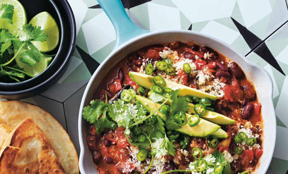 Delicious Daily Smoky eggplant chilli beans HarperCollins Australia