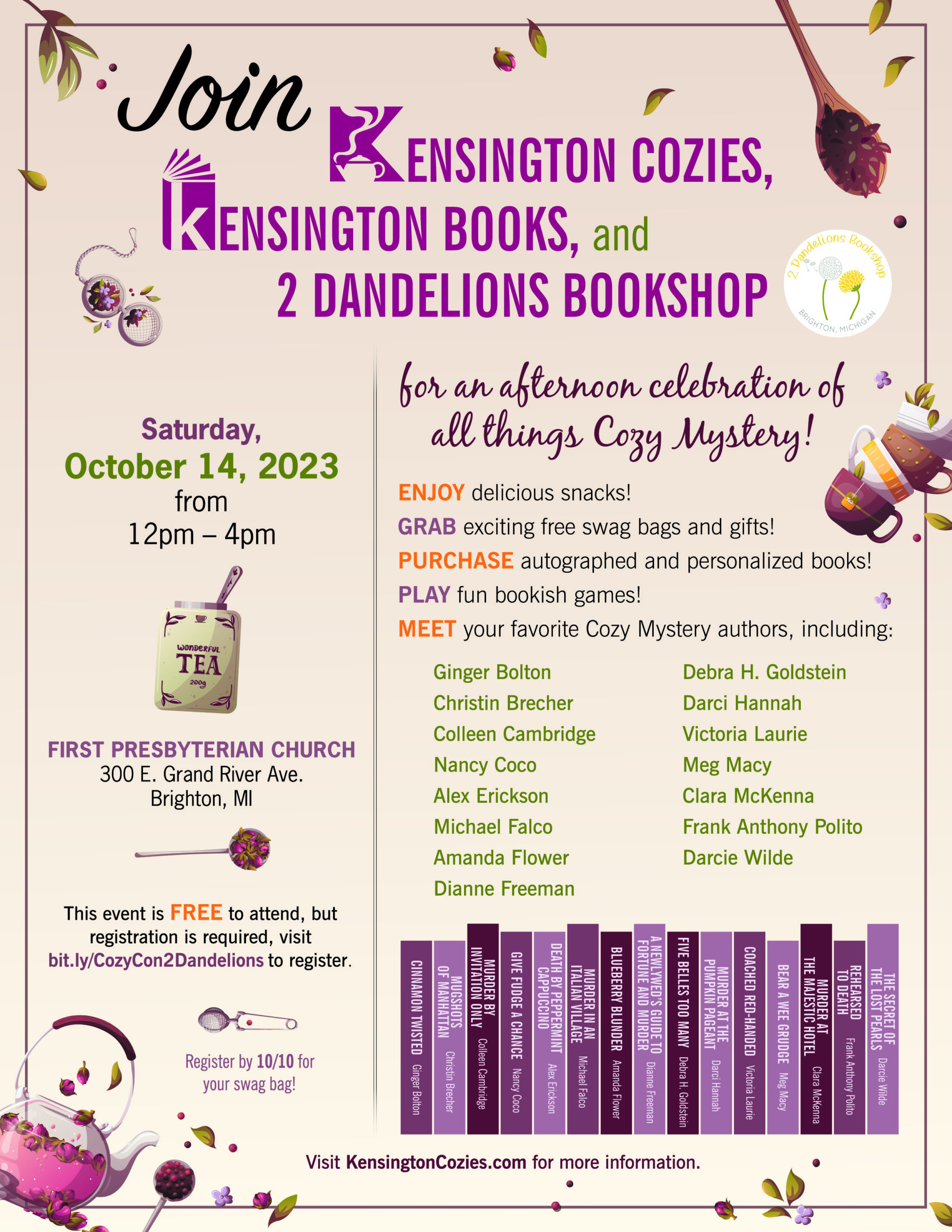Cozy Con Midwest Kensington Books Publishing