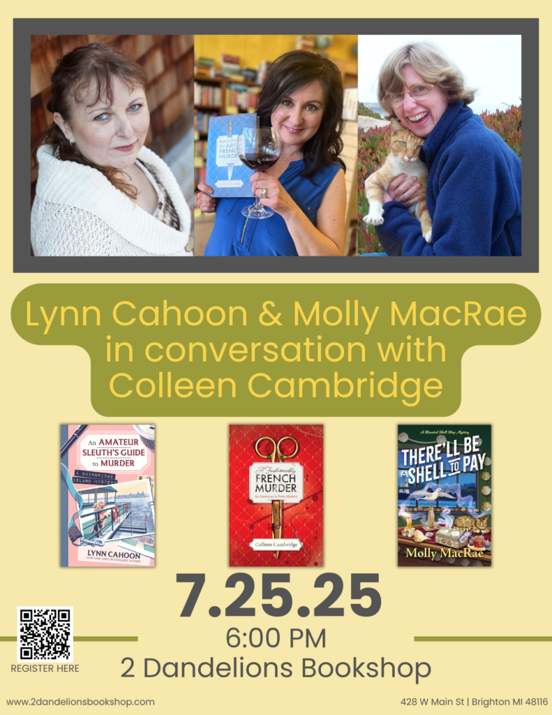 Cozy Conversation at 2 Dandelions Kensington Books Publishing