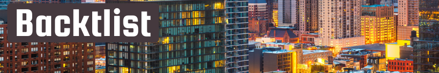 Banner that says "BACKLIST" with the image of Chicago city buildings in the background.
