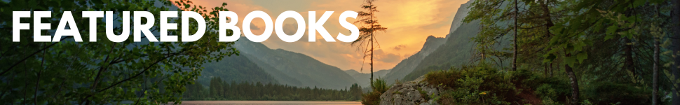 decorative banner with text "Featured Books"