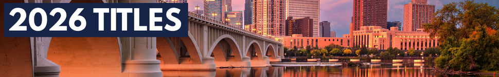decorative header with image of bridge in Minneapolis, MN and text "2027 TITLES"