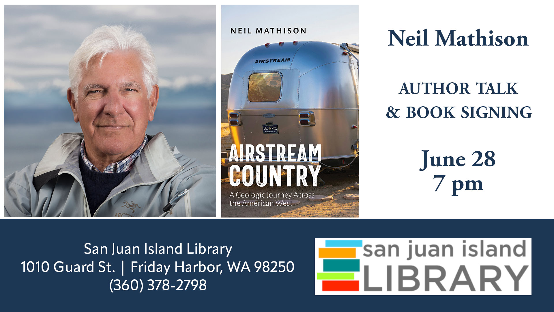 Neil Mathison at the San Juan Island Library