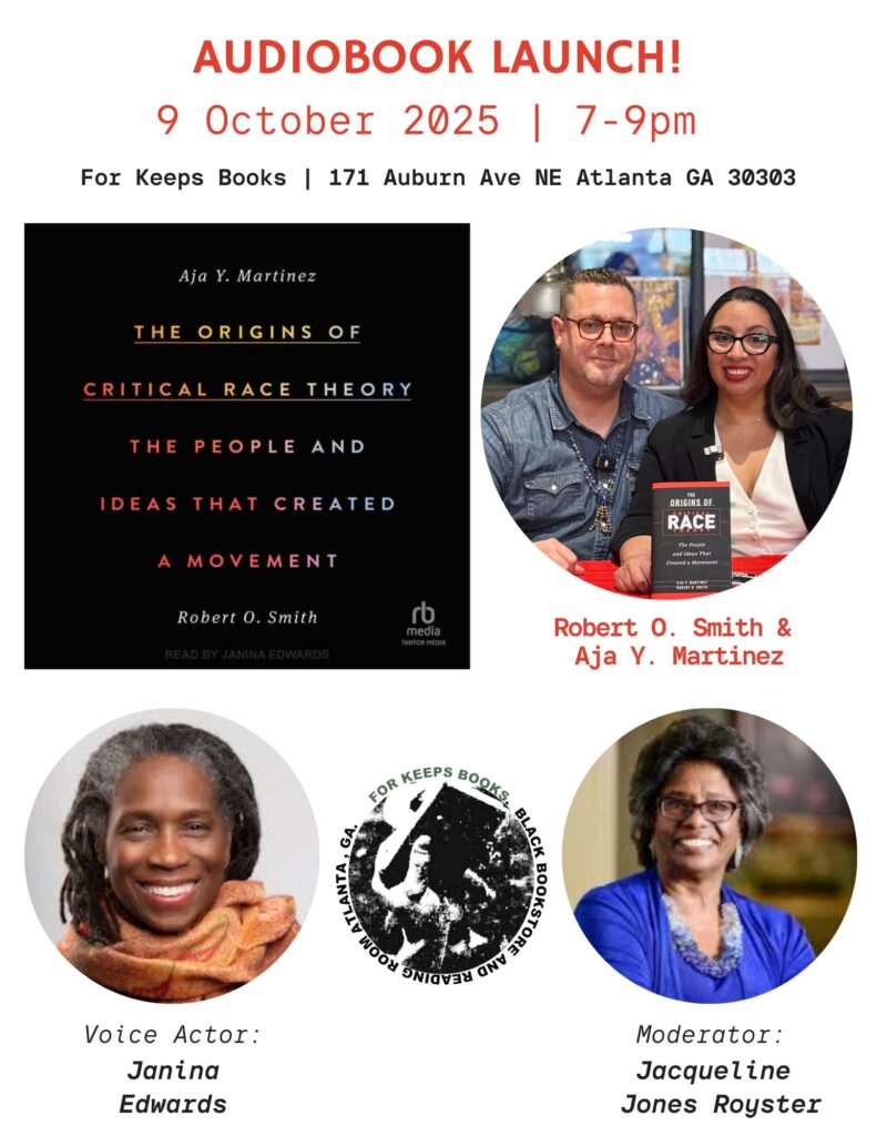 Audiobook Launch Event: The Origins of Critical Race Theory - NYU Press