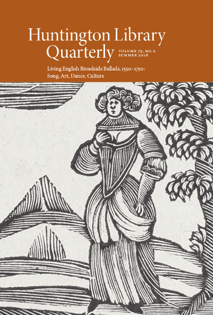 Huntington Library Quarterly University of Pennsylvania Press
