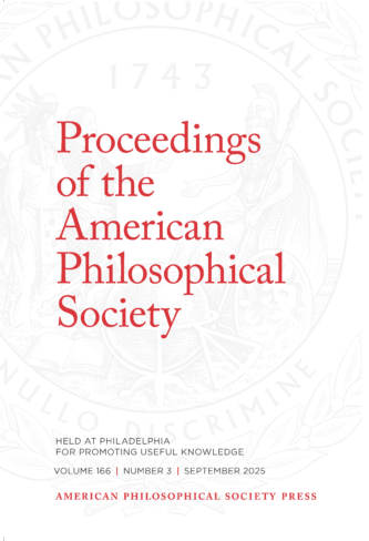 Proceedings of the American Philosophical Society
