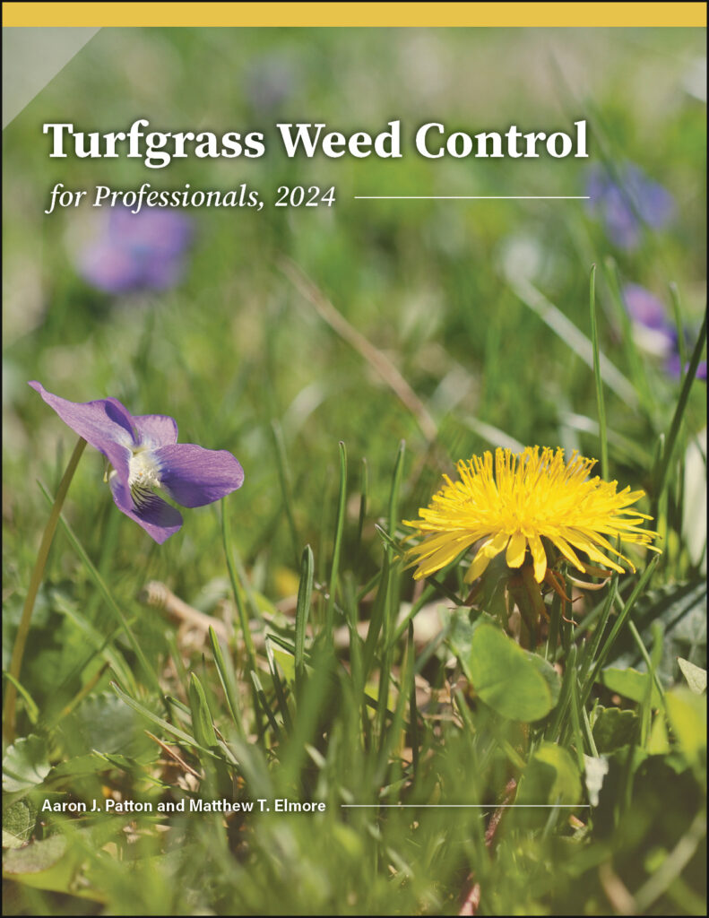 2024 Edition of Turfgrass Weed Control for Professionals Available