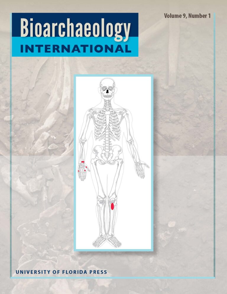 Cover image for the journal Bioarchaeology International.