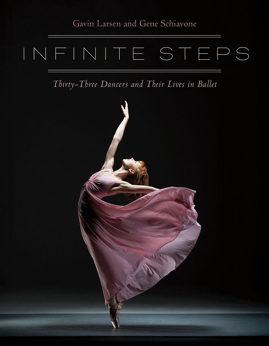 Cover: "Infinite Steps" by Gavin Larsen and Gene Schiavone.