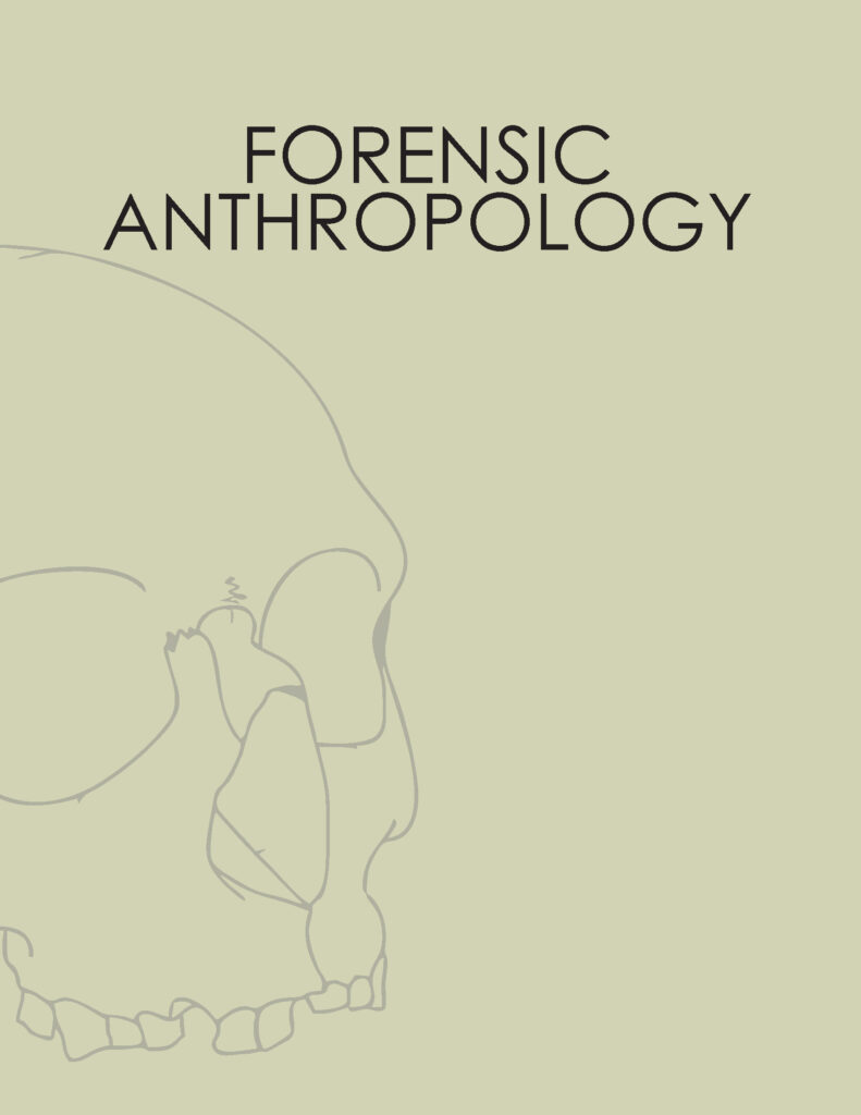 Cover image for the journal Forensic Anthropology.