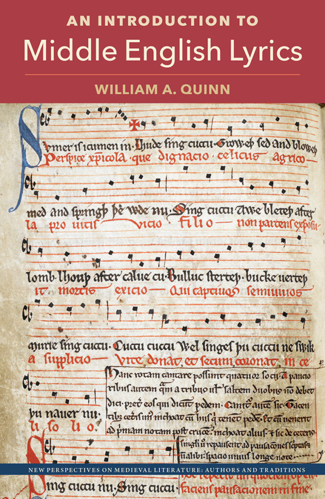 Cover image for An Introduction to Middle English Lyrics.