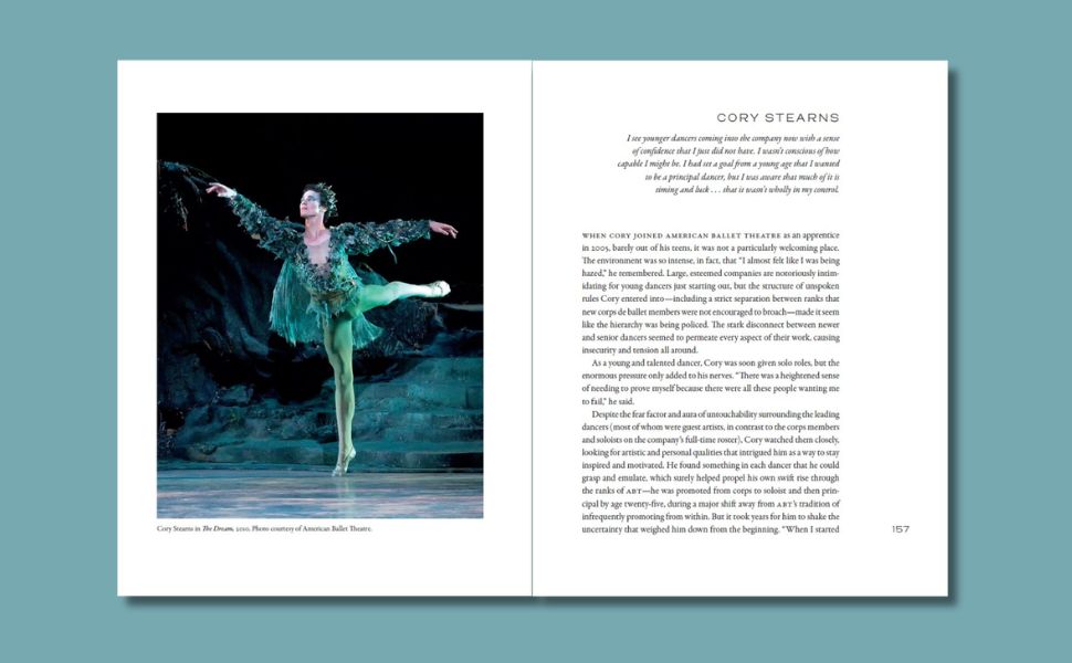 Interior spread from the book Infinite Steps by Gavin Larsen and Gene Schiavone