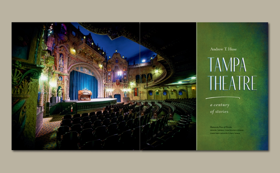 Interior spread from the book Tampa Theatre by Andrew T. Huse