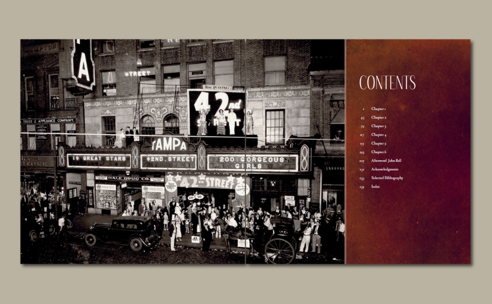 Interior spread from the book Tampa Theatre by Andrew T. Huse