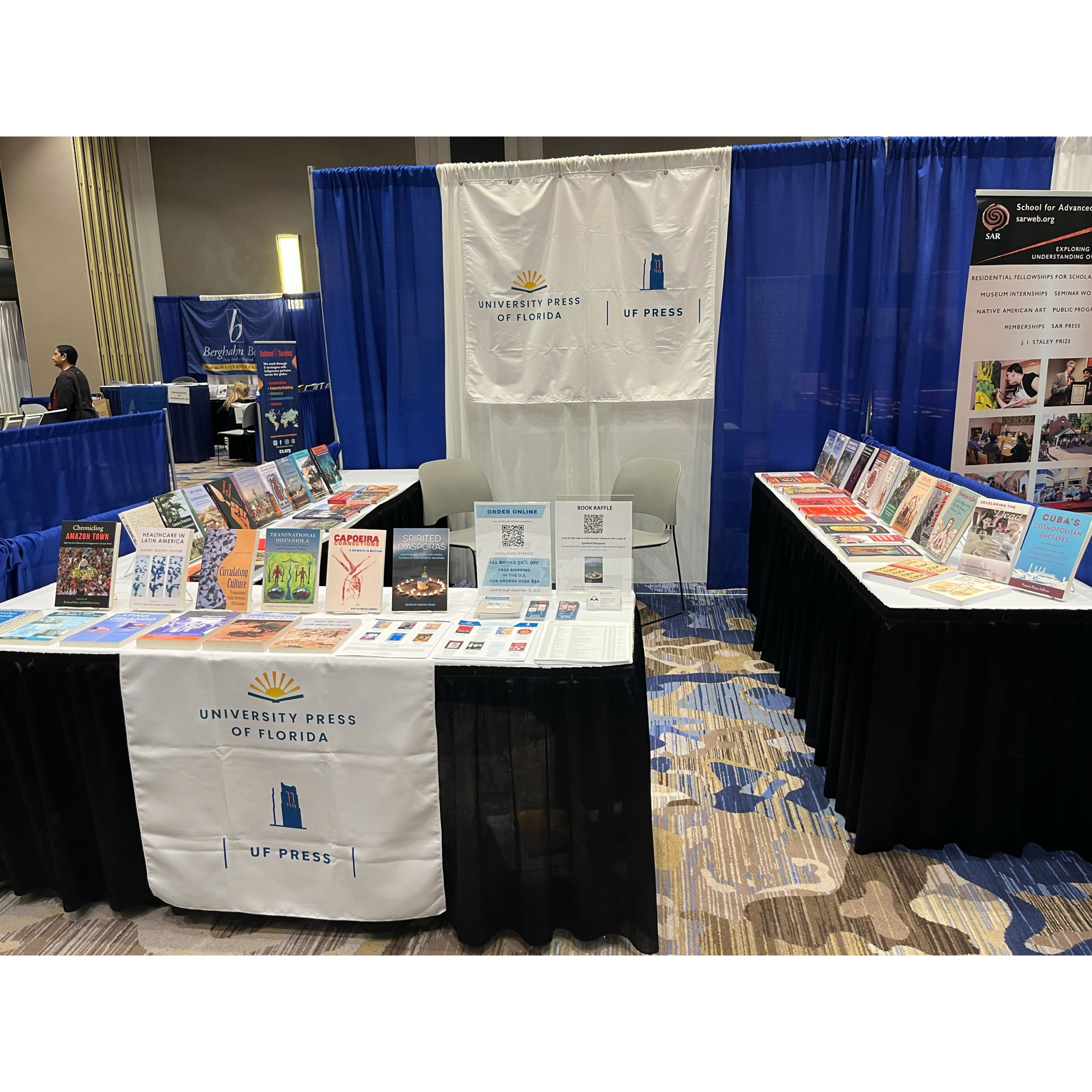 University Press of Florida/UF Press table.