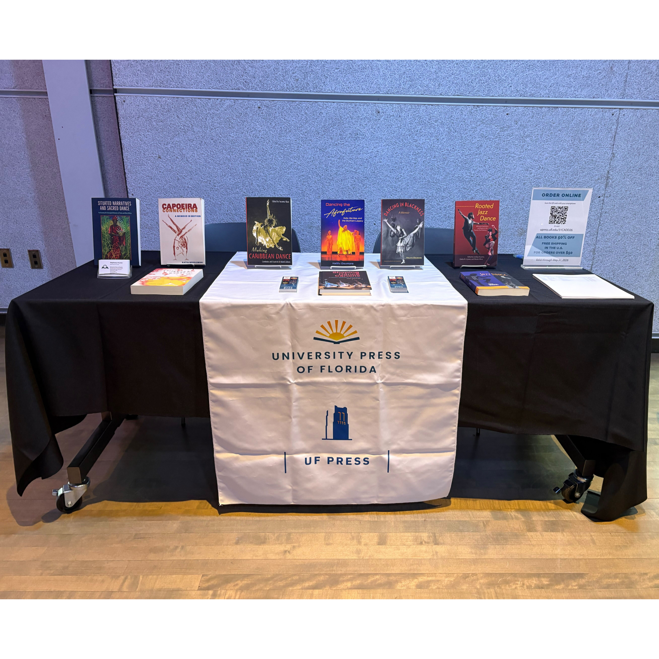 University Press of Florida/UF Press table.