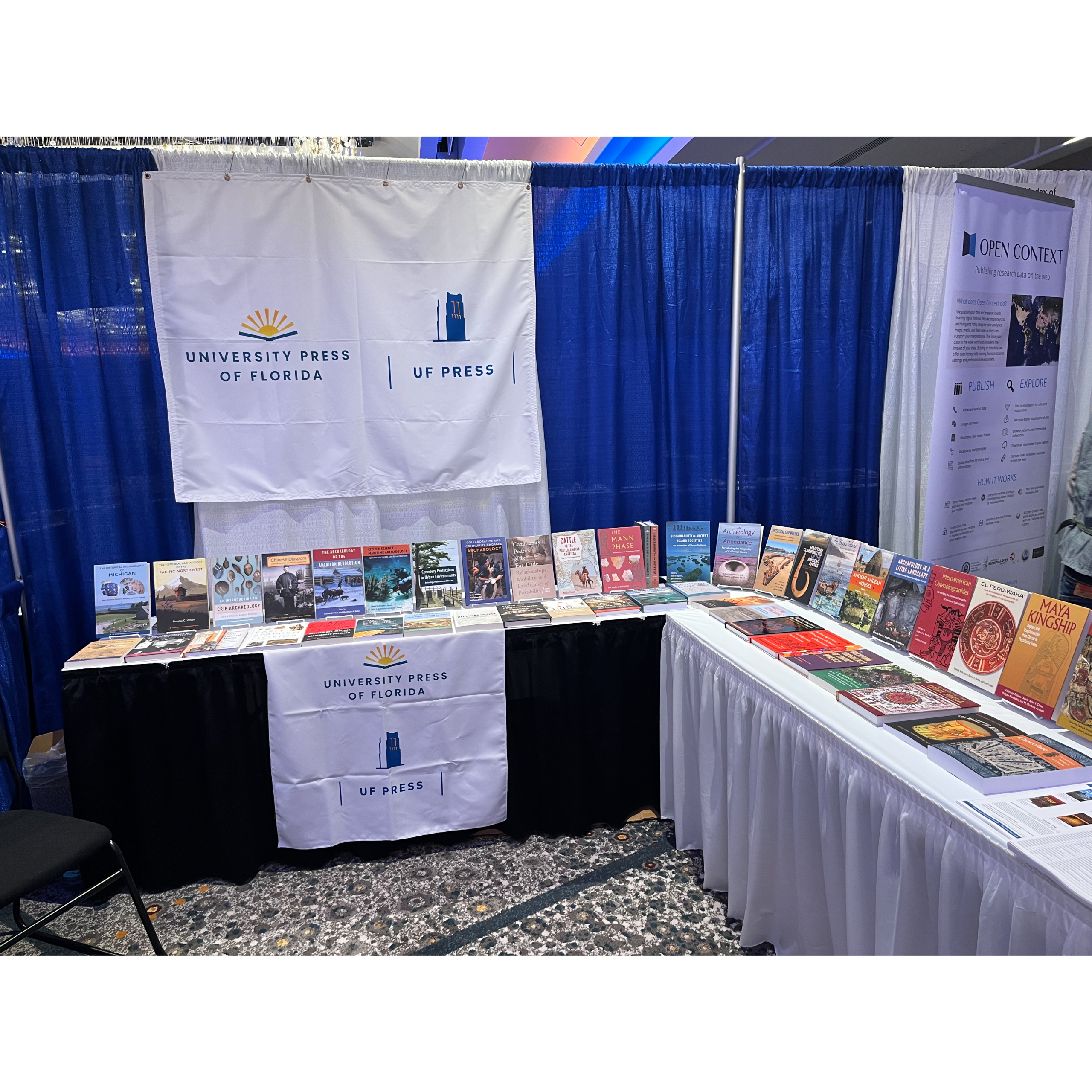 University Press of Florida/UF Press table.