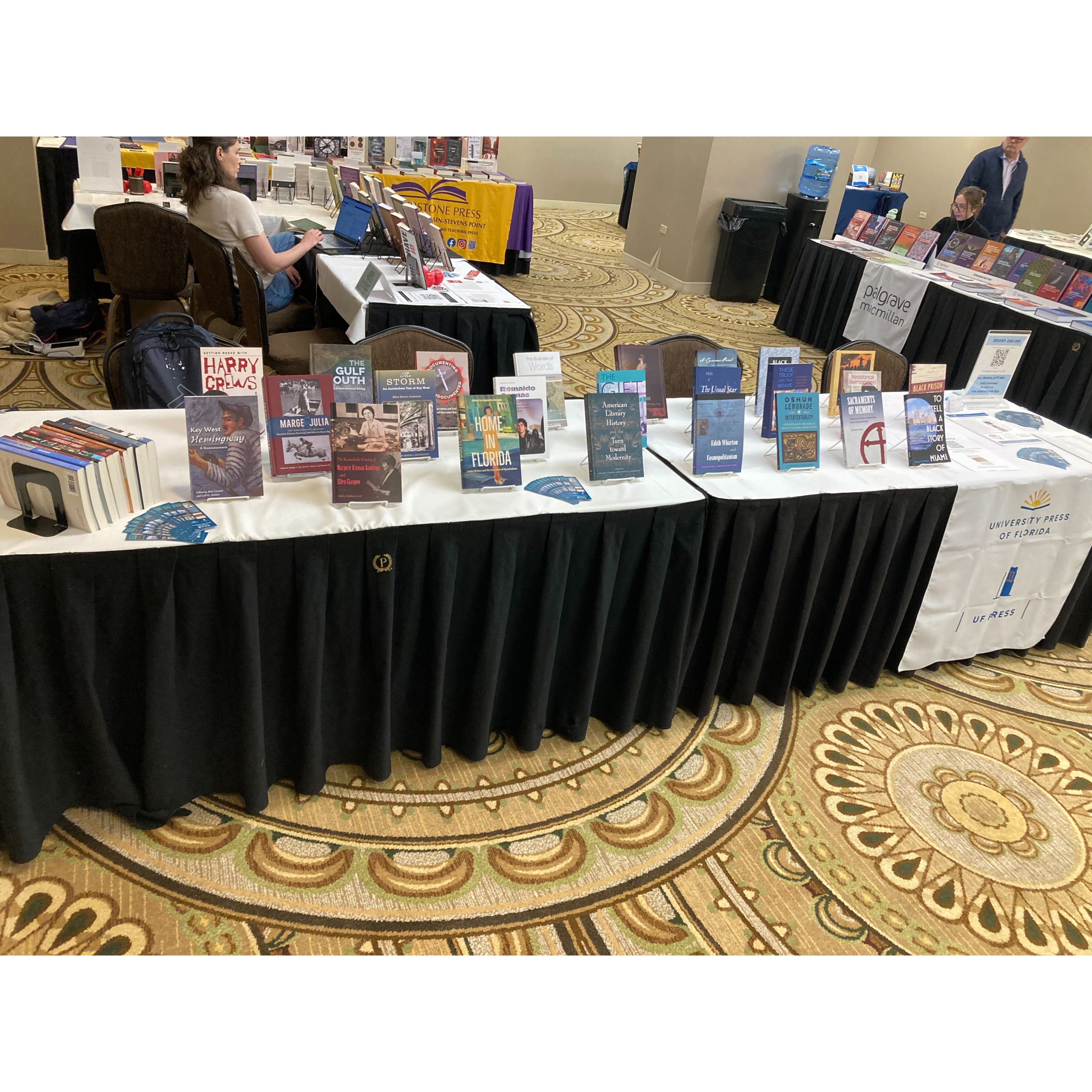 University Press of Florida/UF Press table.