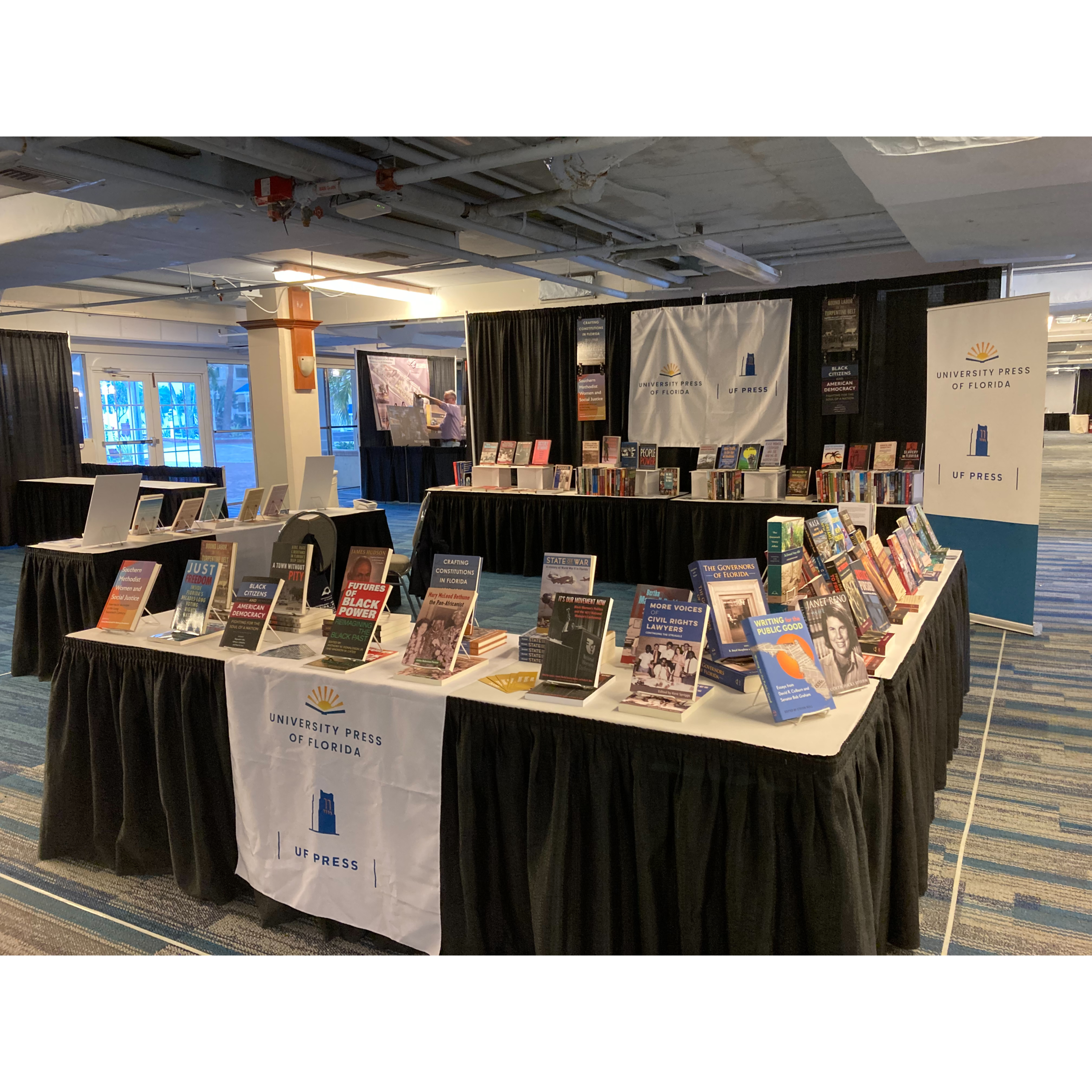 University Press of Florida/UF Press table.