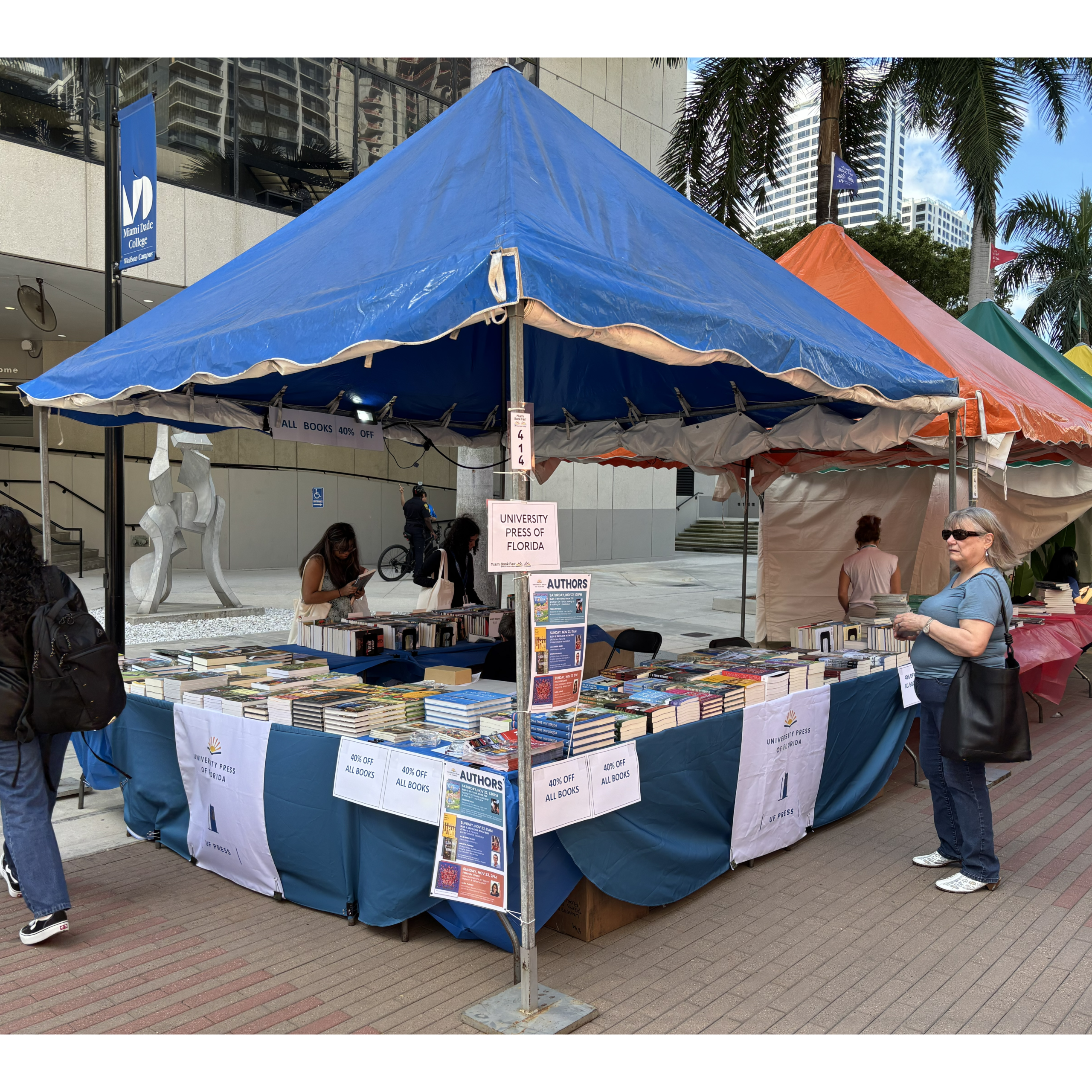 University Press of Florida/UF Press table.