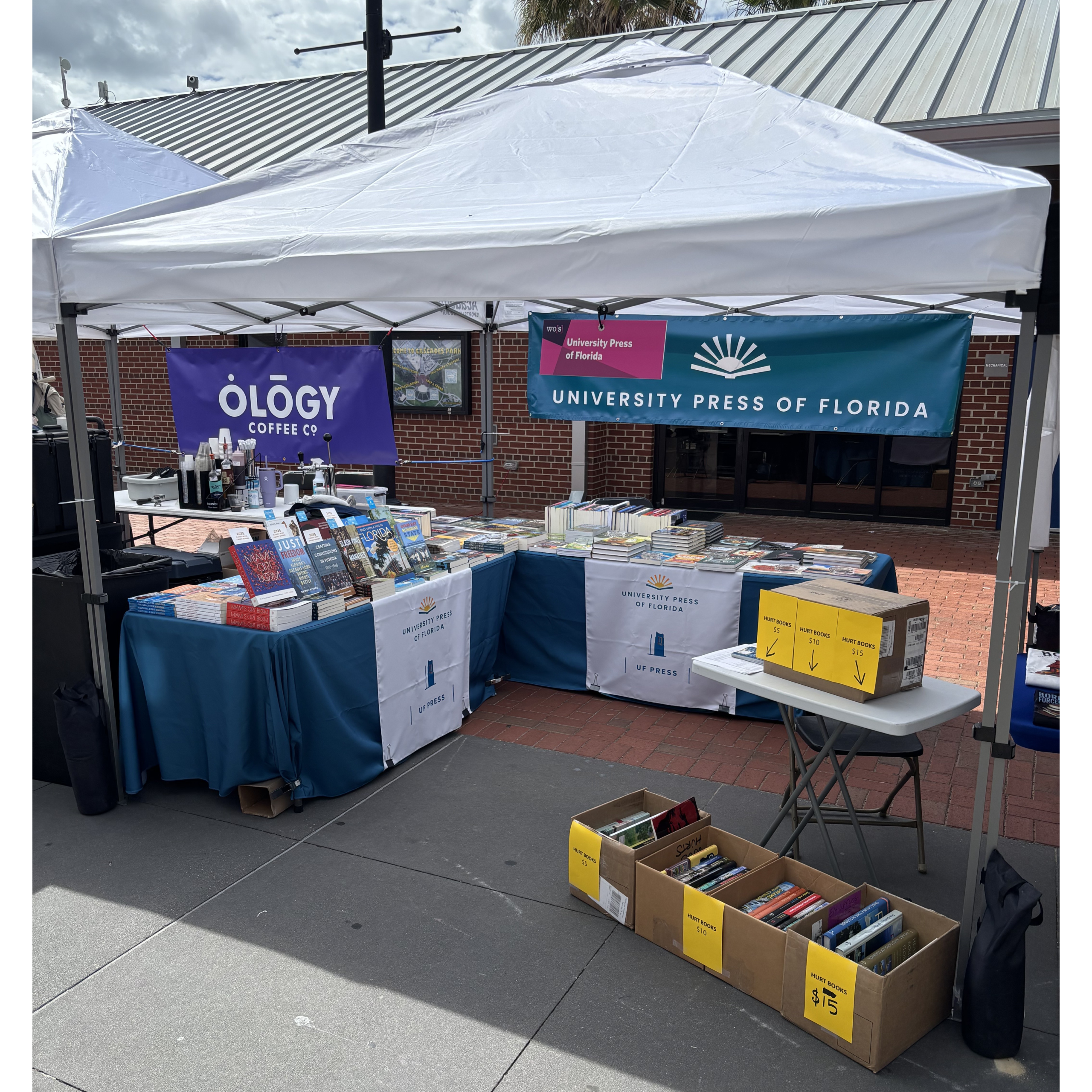 University Press of Florida/UF Press table.