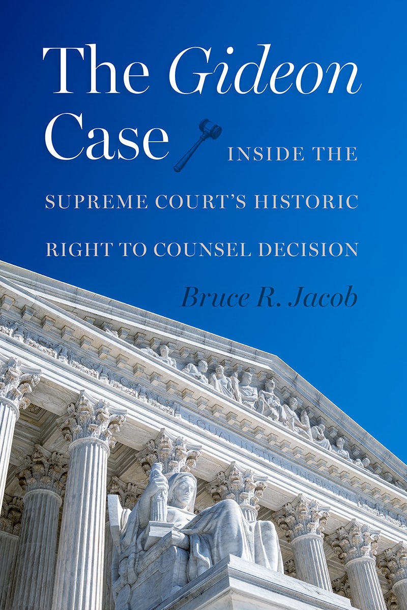 Book cover: The Gideon Case, by Bruce R. Jacob.
