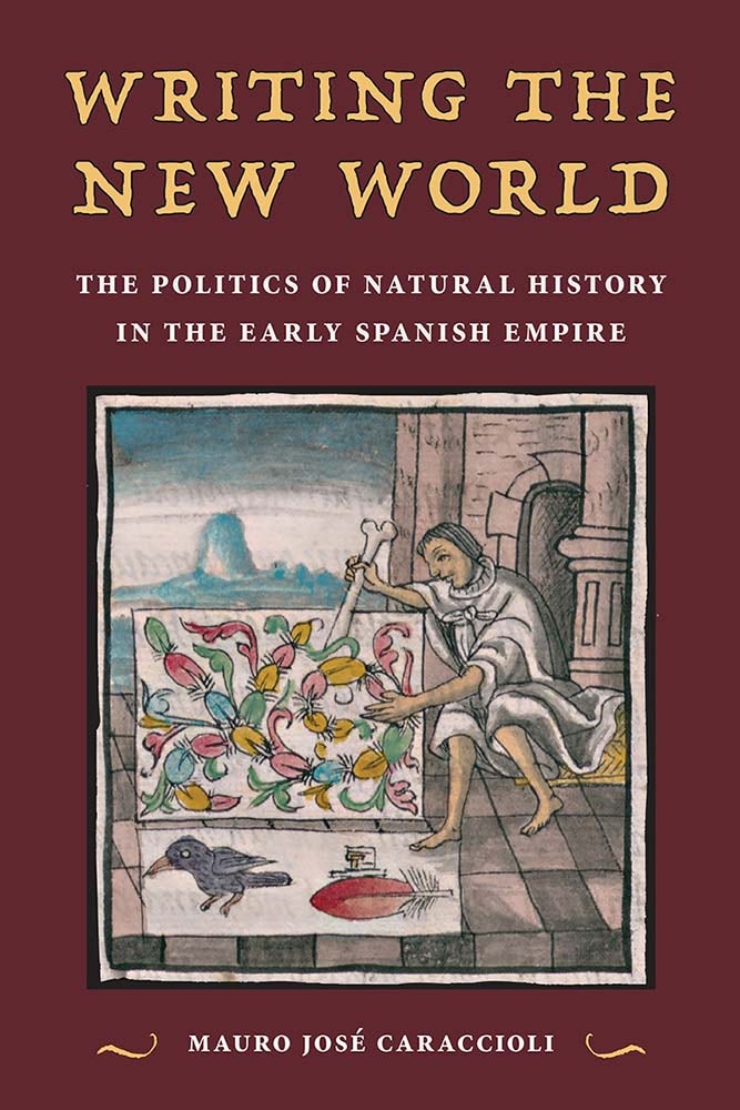 Book cover: Writing the New World, by Mauro José Caraccioli.