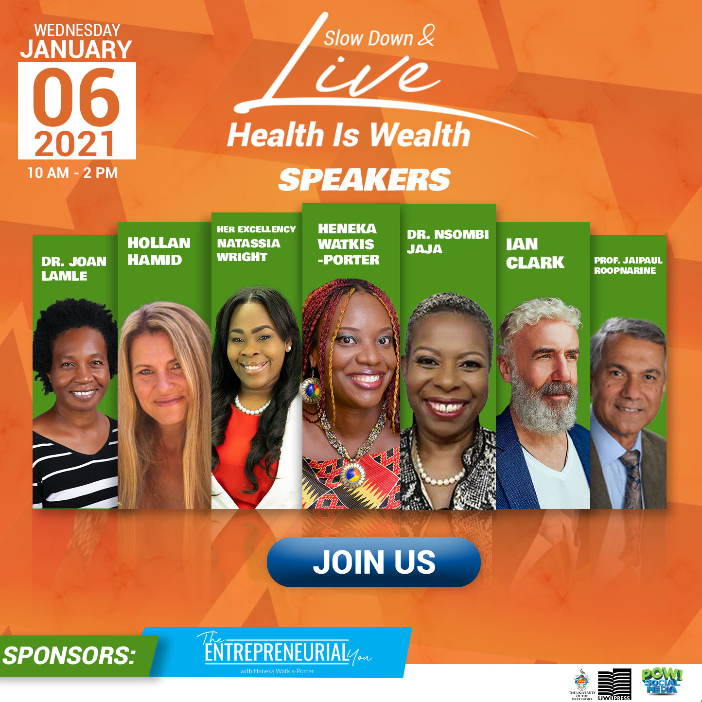 Slow Down and Live Health is Wealth Virtual Summit University of the