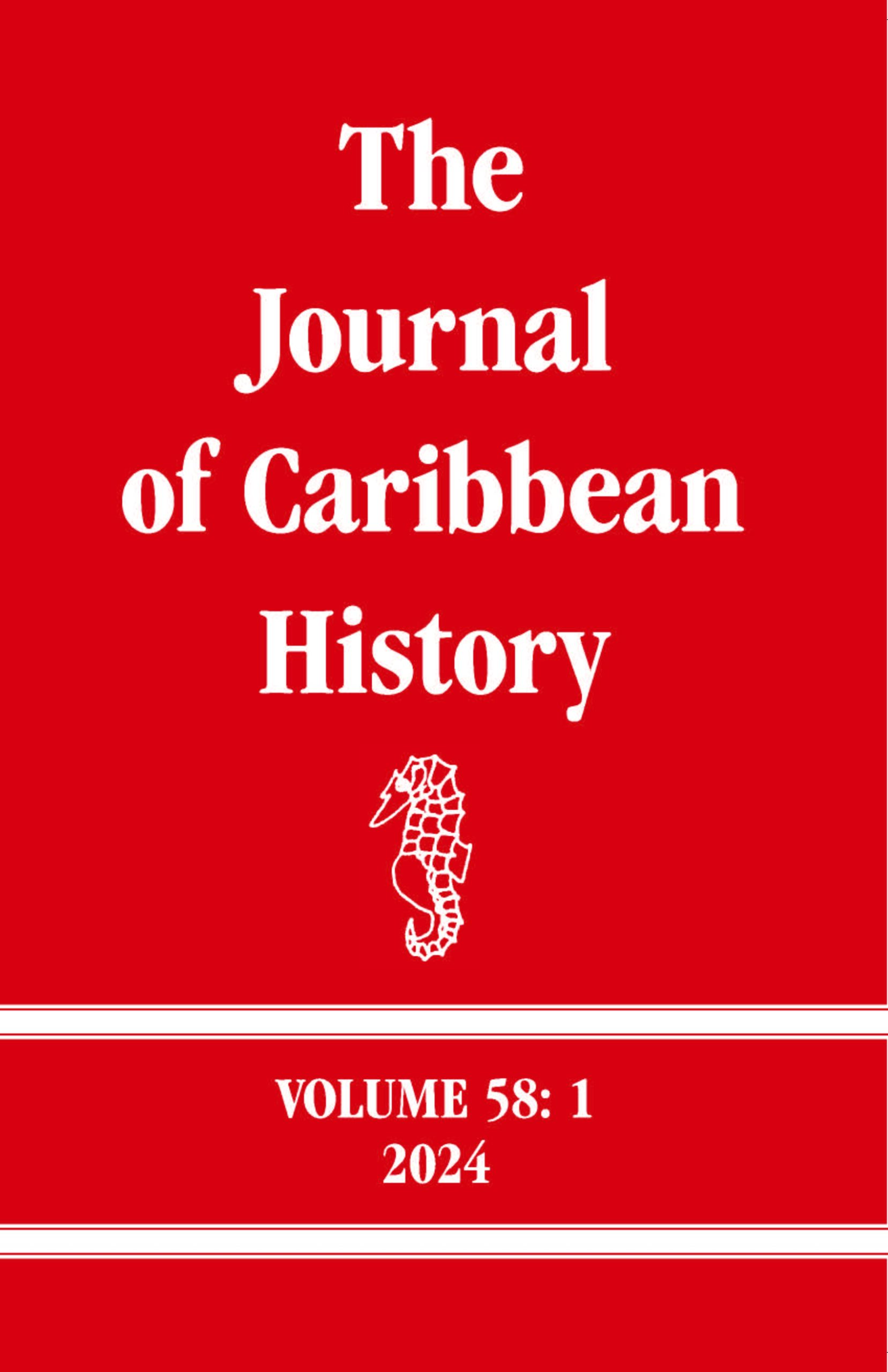 Journal of Caribbean History University of the West Indies Press