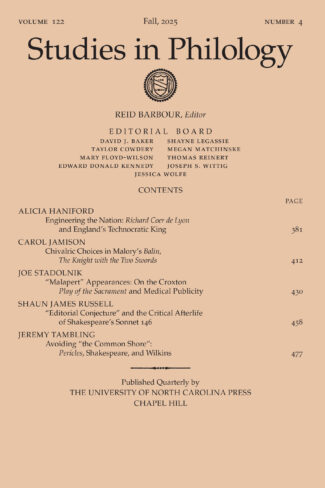 Studies in Philology