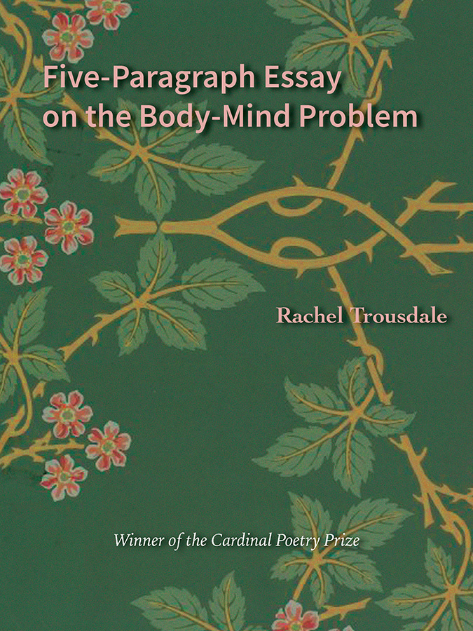 Rachel R Poetry Poetry Reading with Rachel Trousdale - Wesleyan University Press
