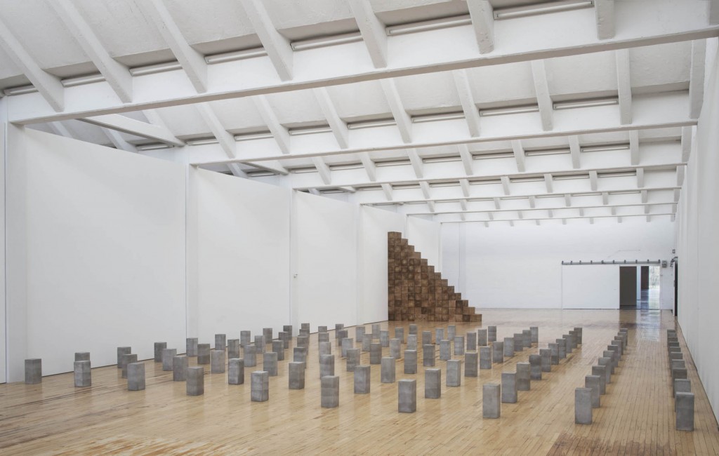 Installation view, Carl Andre: Sculpture as Place, 1958–2010, Dia:Beacon, Riggio Galleries, Beacon, New York. May 5, 2014–March 2, 2015. Art © Carl Andre/Licensed by VAGA, New York, NY. Photo: Bill Jacobson Studio, New York. Courtesy Dia Art Foundation, New York.