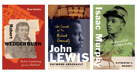 Image of the 'Black Lives Book Series'. This series pairs highly qualified writers with subjects whose lives illuminate the breadth, diversity, and richness of Black experiences. The series produces brief, authoritative biographies of individuals of African descent who have profoundly shaped history.